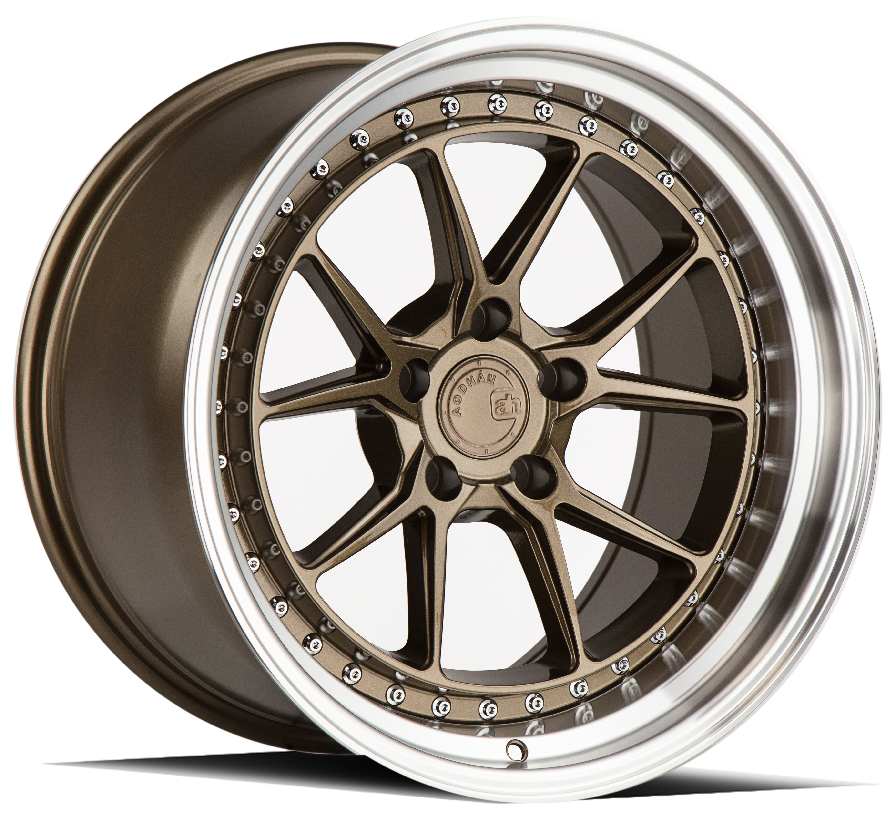 AODHAN DS08 Wheel Rim 18x10.5 5x114.3 ET15 73.1mm Bronze w/Machined Lip