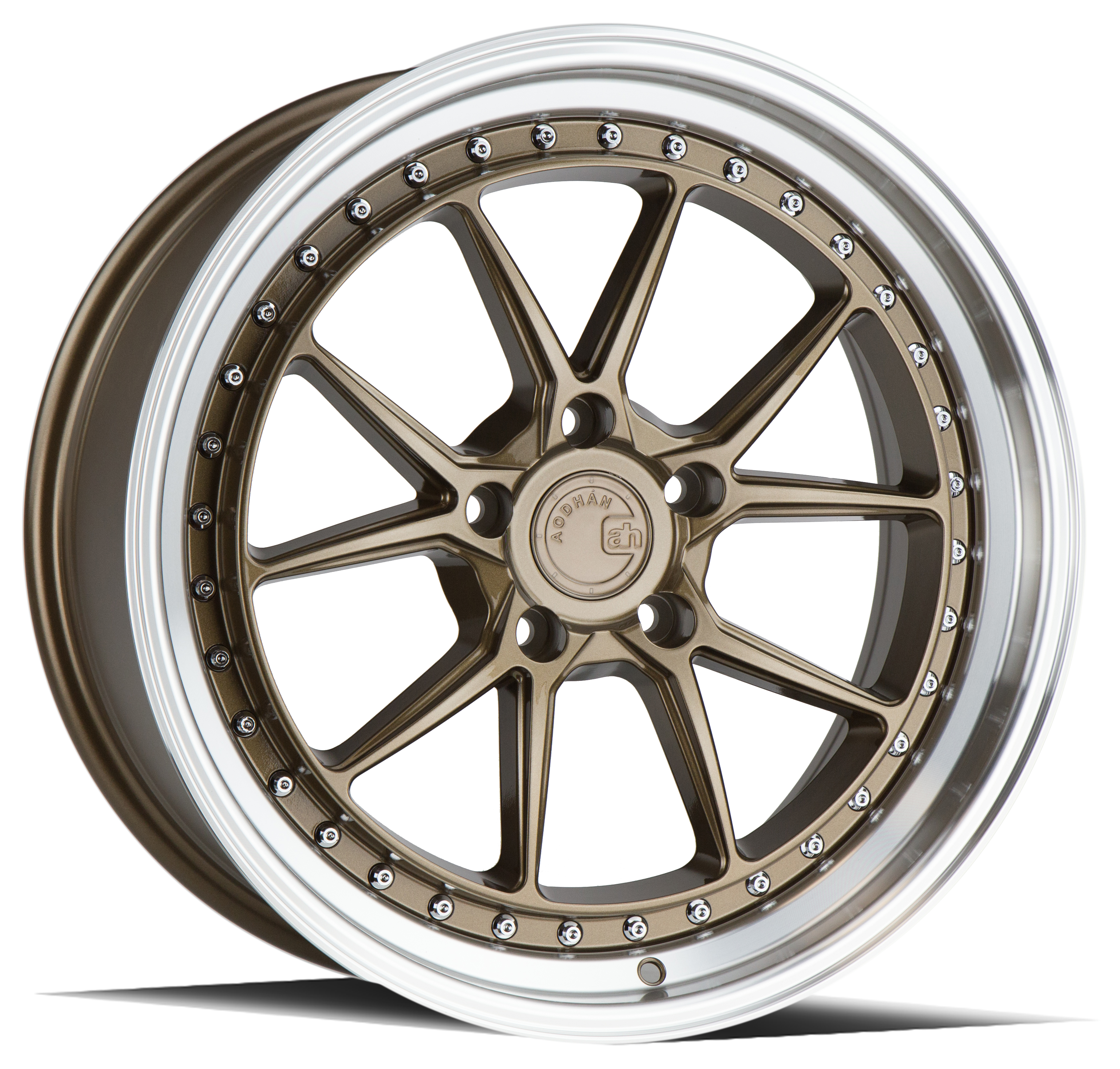 AODHAN DS08 Wheel Rim 19x8.5 5x114.3 ET35 73.1mm Bronze w/Machined Lip
