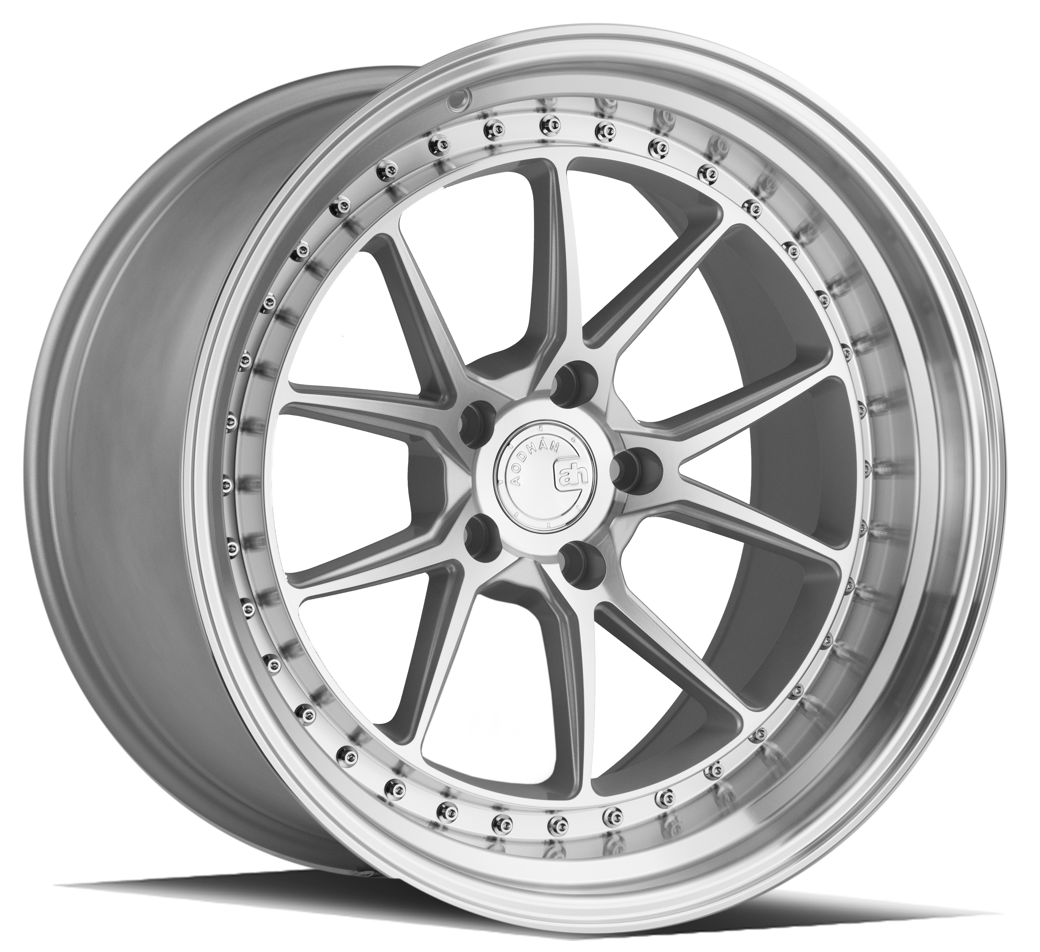 AODHAN DS08 Wheel Rim 19x11 5x114.3 ET15 73.1mm Silver w/Machined Face