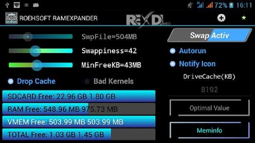 Ram Expander.apk Free Download with Limitless Swaps Partition, Autorun