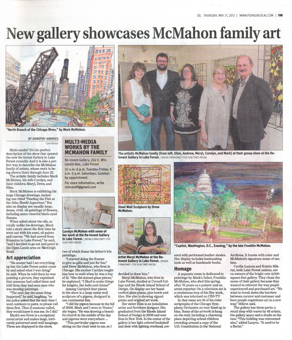 McMahon Family Art Show - Re Invent Gallery  