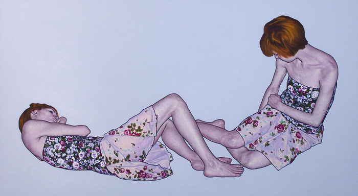 "Romina 31" 100x180, oil on canvas, 2014