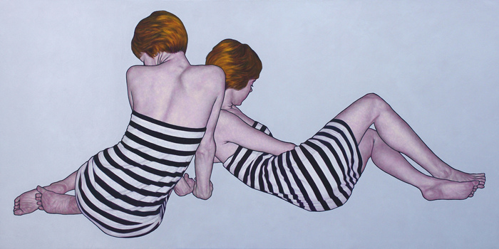 "Romina 30" 90x180 oil on canvas 2014