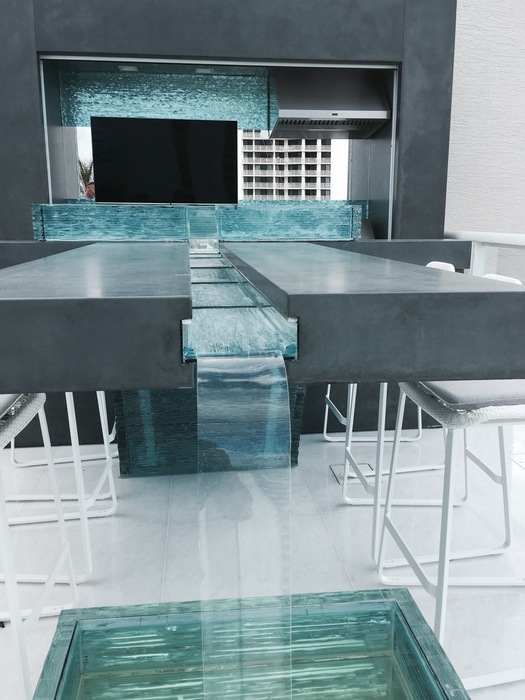 Custom design with glass!