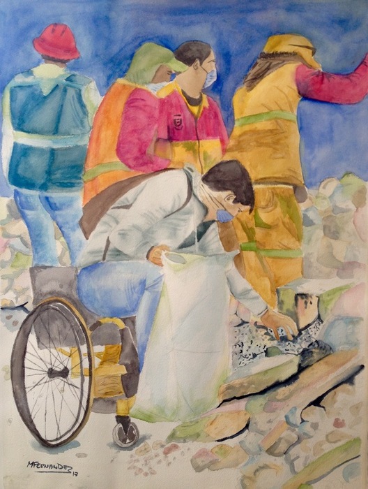 Anonymous Heroes Watercolour