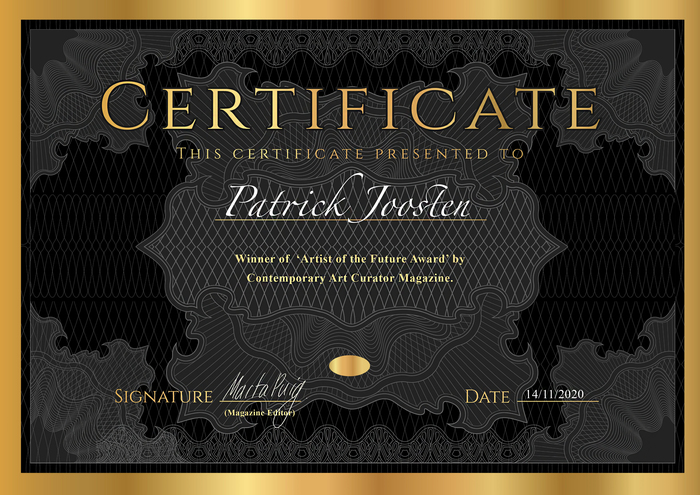 Award winner - Contemporary Art Curator