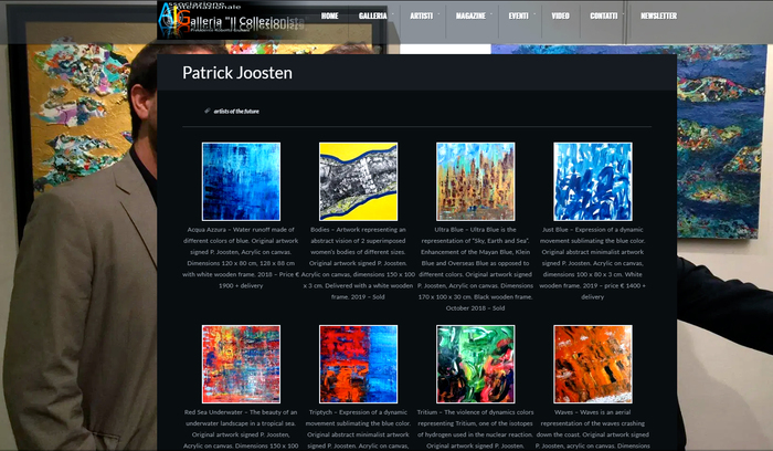 Galleria il Collezionista Artists of the future - Patrick Joosten