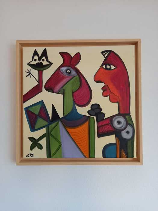 Expressionism mixed with fauvism and abstract