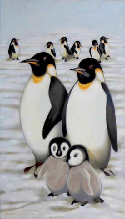 Penguins family