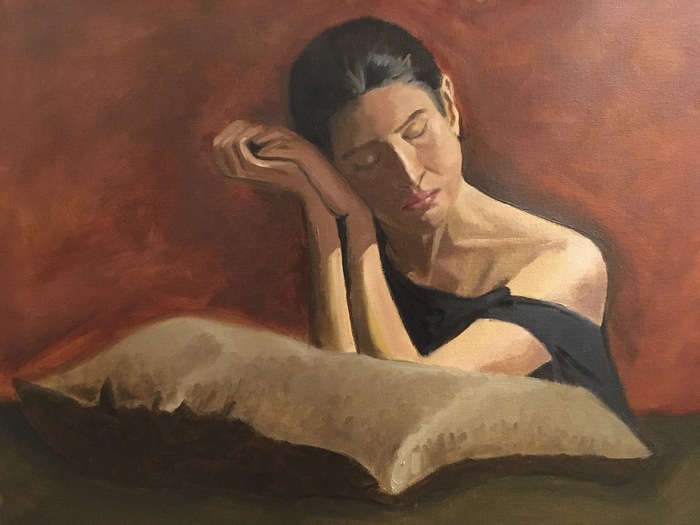 Oil on Panel Life Painting