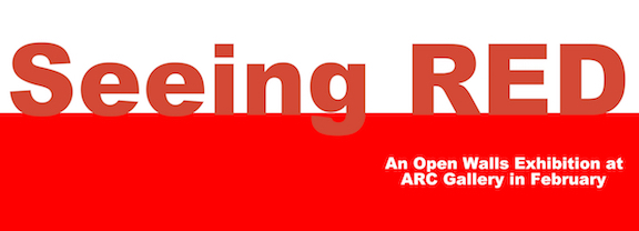 Call for Artists: Seeing RED, an open-walls, non-juried exhibition at ARC Gallery in February 2017
