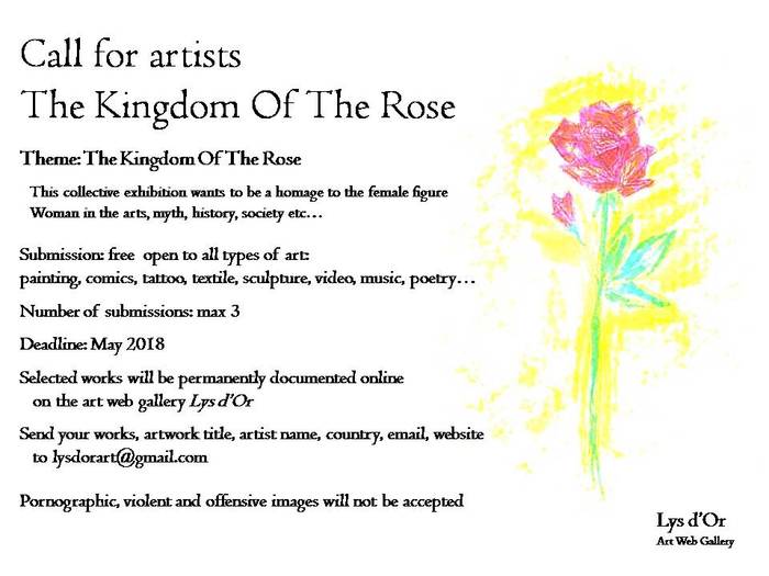 Call for artists "The Kingdom Of The Rose"