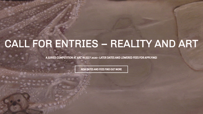 Call for Entries REALITY & ART - a juried exhibition at ARC Gallery Sept 2- 26 2020