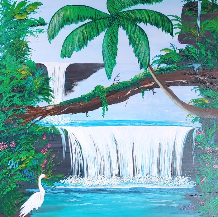 Island Waterfall