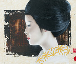 Face of porcelain