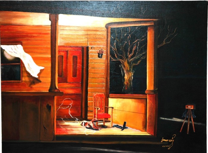 land by nigth