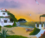 Tramonto sul mare