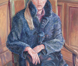 Young woman with her dog