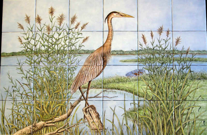  "Great Blue Heron"