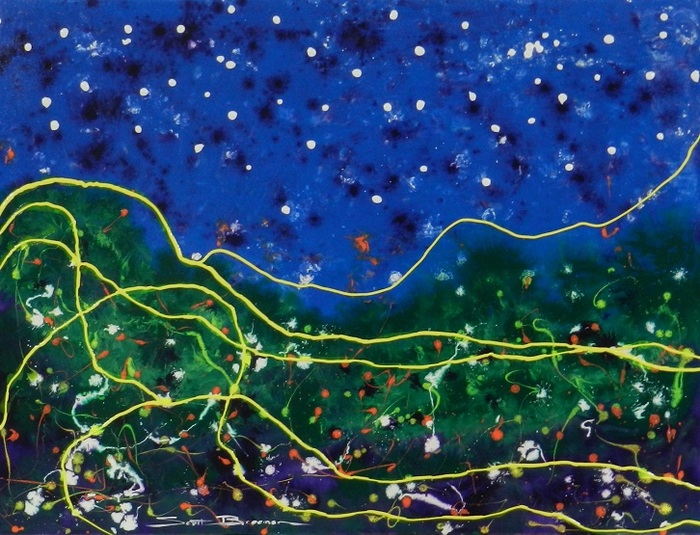 "Milkyway" 76cm x 102cm