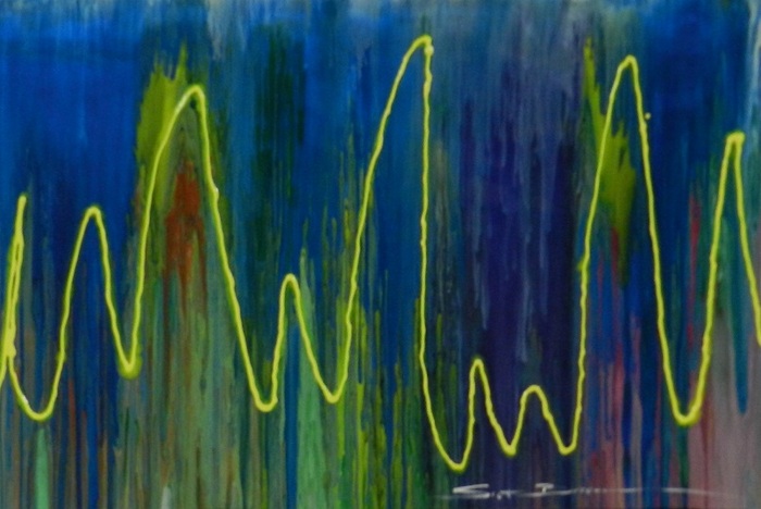 "Its Raining" 90cm x 60cm
