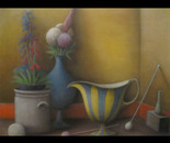 STILL LIFE WITH 2 VASES