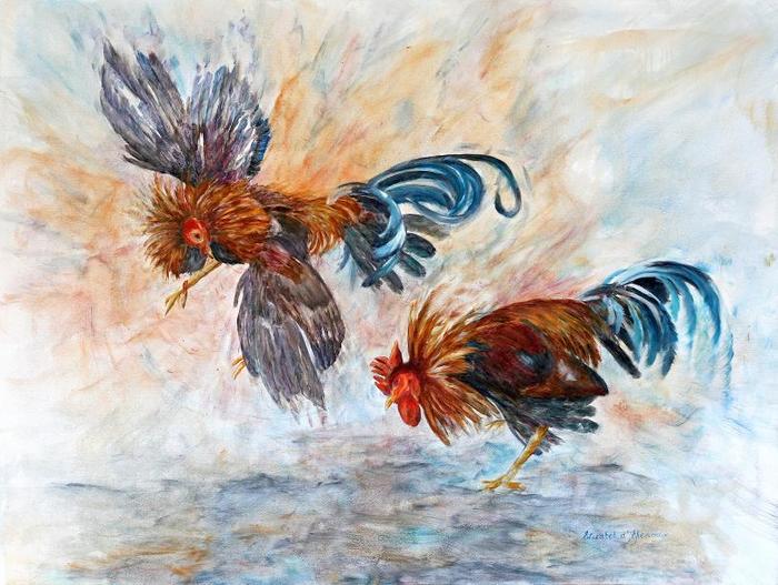 The fight