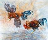 The fight