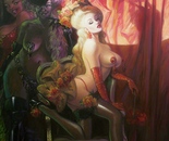BURLESQUE oil on canvas 195 x 114 cm
