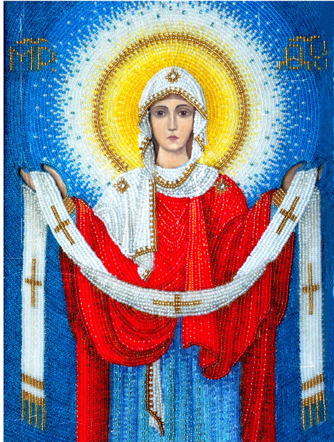 Cover Presvjatoj of the Virgin a tree beads 20+30