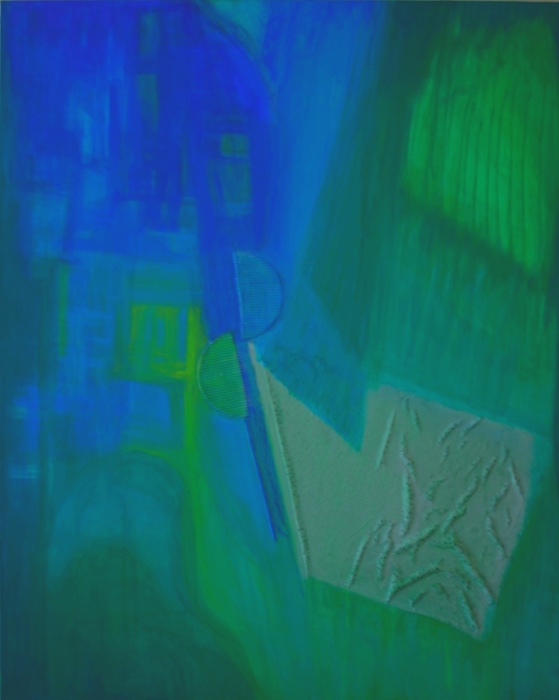 Vision III, mixed media, 80/100/4