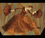 Fan Dancer Triptych