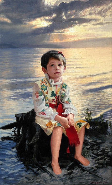 Prayer on the island of Hope...An orphan from the orphanage, Balti, Moldova.