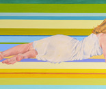 Holly - Oil on canvas - 34 x 18 inches.