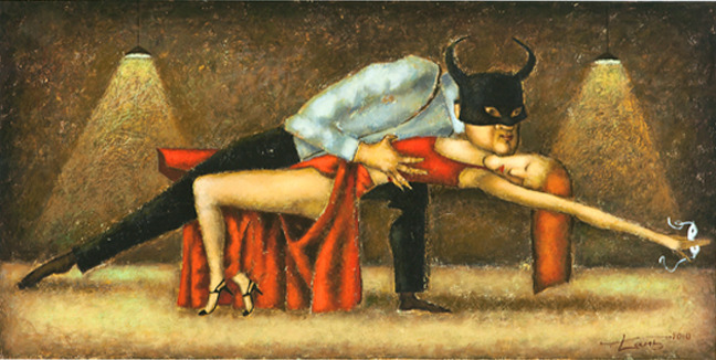 TANGO WITH MASCS 18X36