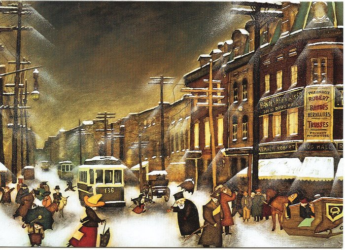 WINTER IN MONTREAL 2 30X40