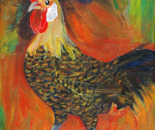 Hen on Fire