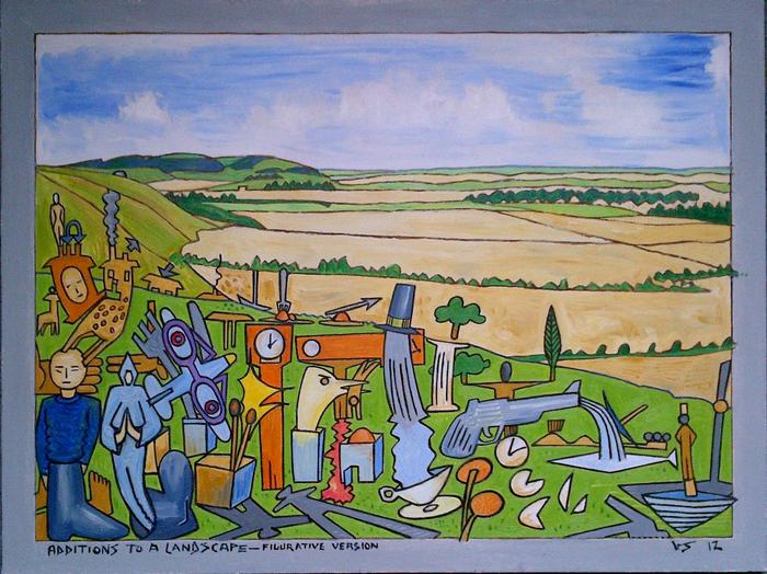 Additions To A Landscape - Figurative Version