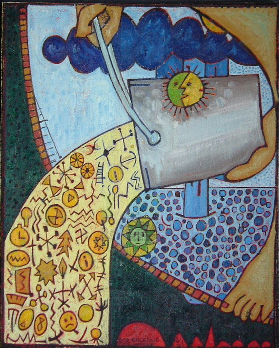 A God Creating The World (Variation)