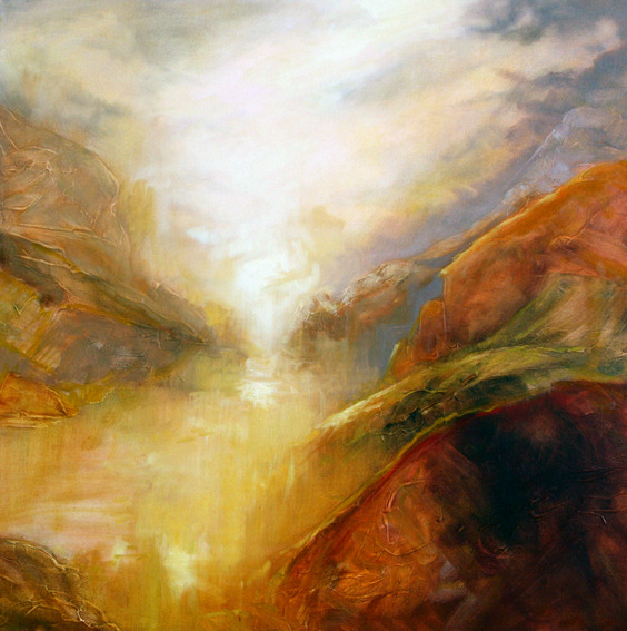 through the light