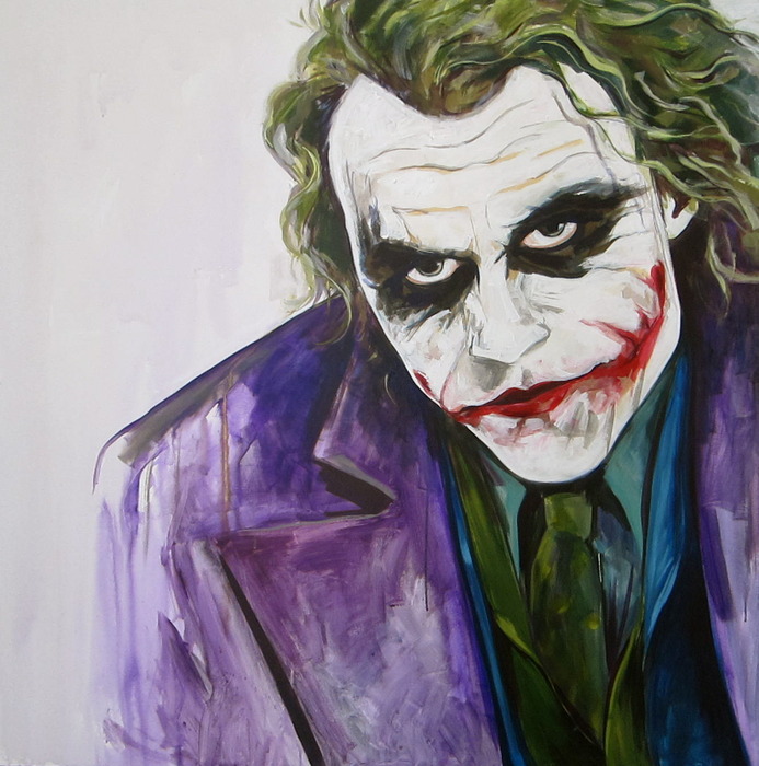 Why so Serious? 48" x 48"
