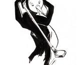 Golfing Penguin  No.11