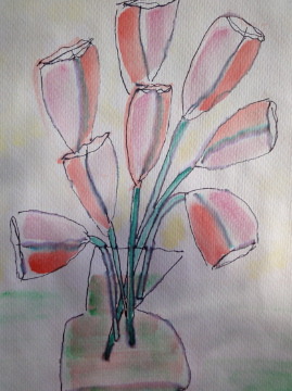 mijn tulpen vandaag