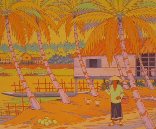landscape in Laos