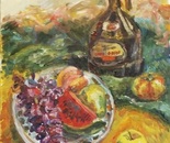 Still-life with grapes