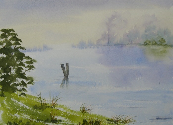 lakeside landscape 678