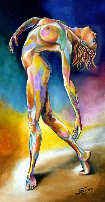 Flowing Stream by J.Namerow