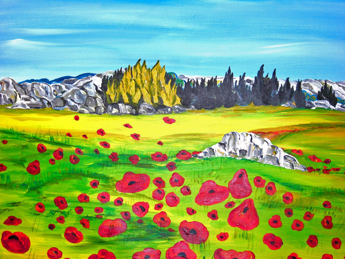 POPPY FIELDS /S-FRANCE