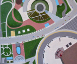 Looking Down from Building