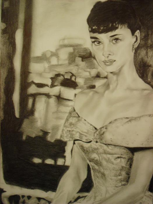 Audrey Hepburn portrait